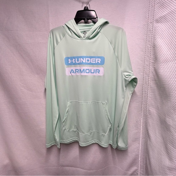 Under Armour Mint Green Hoodie Large‎ - Picture 1 of 5